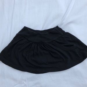 LA Made black skort.